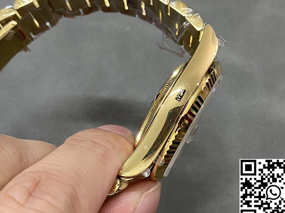 v5 Rolex Date Day Green M228238-0069 Dial 1023 Steel Tungsten Factory Bold QF 0717